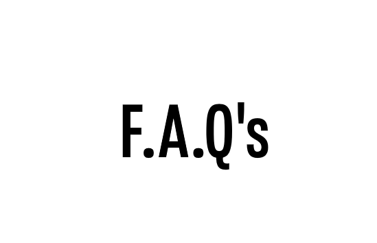 FAQ's